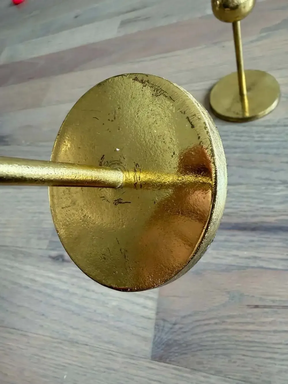 Aaron Probyn + West Elm Polished Brass Medium Taper Candle Holder